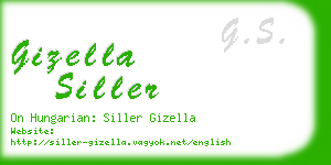 gizella siller business card